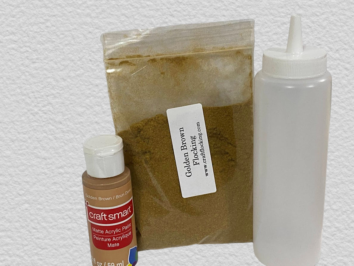 Golden Brown Flocking Kit – Flocking Unlimited
