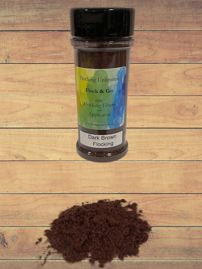 Flock & Go  Flocking and Applicator all in One (Dark Brown)