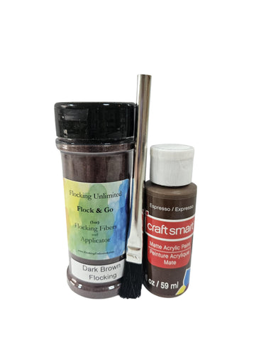 Flock and Go Flocking Kit (Dark Brown)