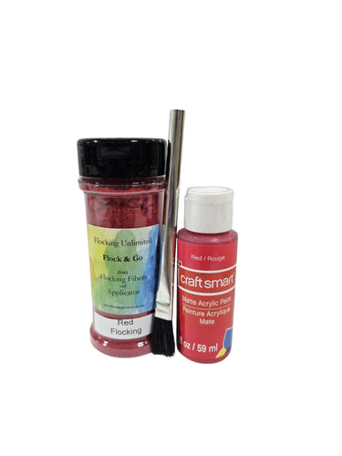 Flock and Go Flocking Kit (Red)