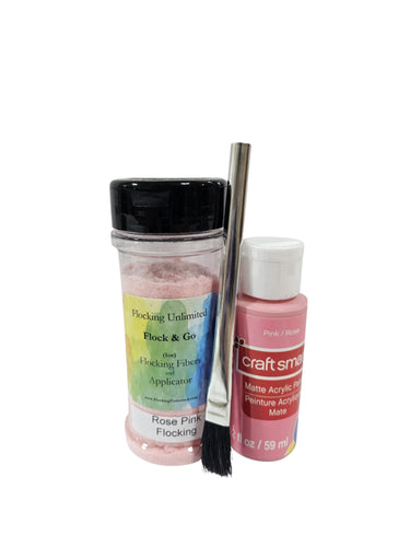 Flock and Go Flocking Kit (Rose Pink)
