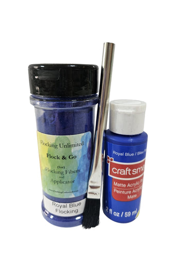 Flock and Go Flocking Kit (Royal Blue)
