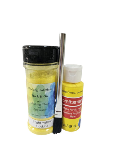 Flock and Go Flocking Kit (Bright Yellow)