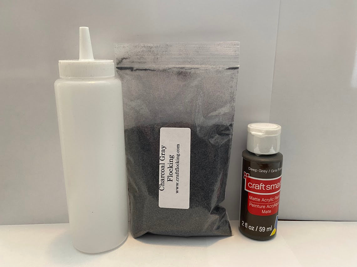 Charcoal Gray Flocking Kit Flocking Unlimited