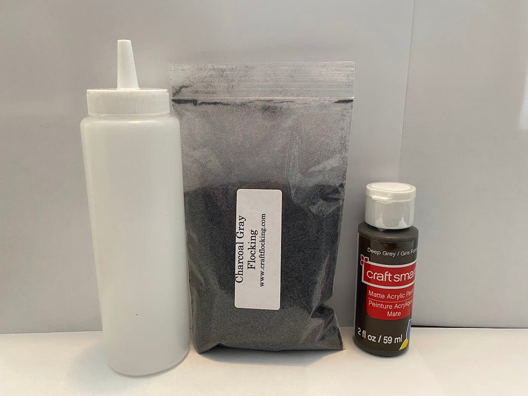 Charcoal Gray Flocking Kit