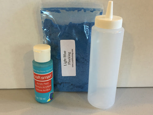 Light Blue Flocking Kit